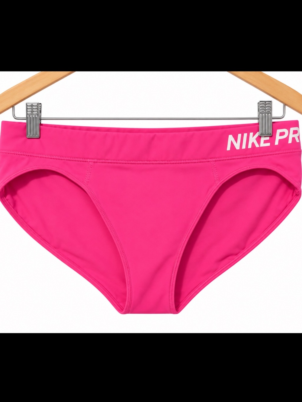Nike Pro Dri-FIT Hot Pink Swim Bottoms — L